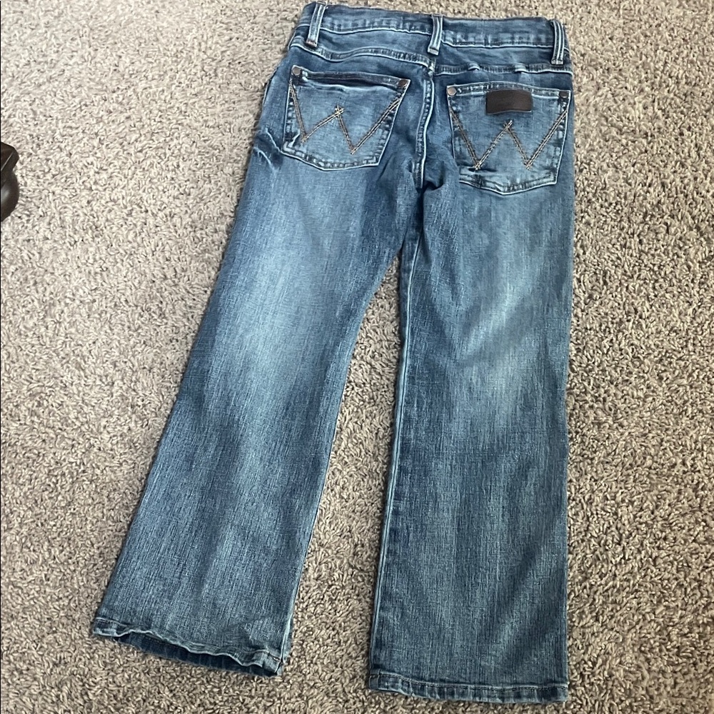 Boys 8 Wrangler Retro Relaxed Boot Jeans - Picture 6 of 6